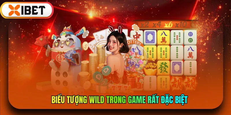 Đường Mạt Chược - Game Quay Hũ Được Ưa Chuộng 2025 3 Biểu tượng Wild trong game rất đặc biệt
